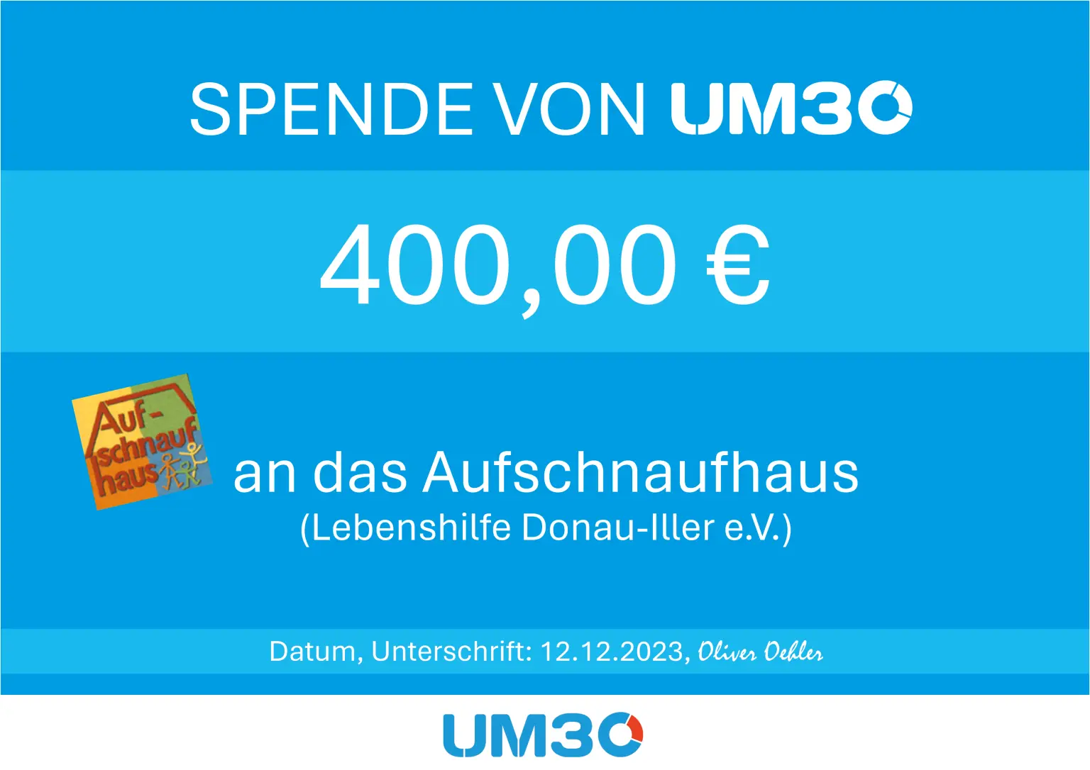 Spendenscheck-aufschnaufhaus